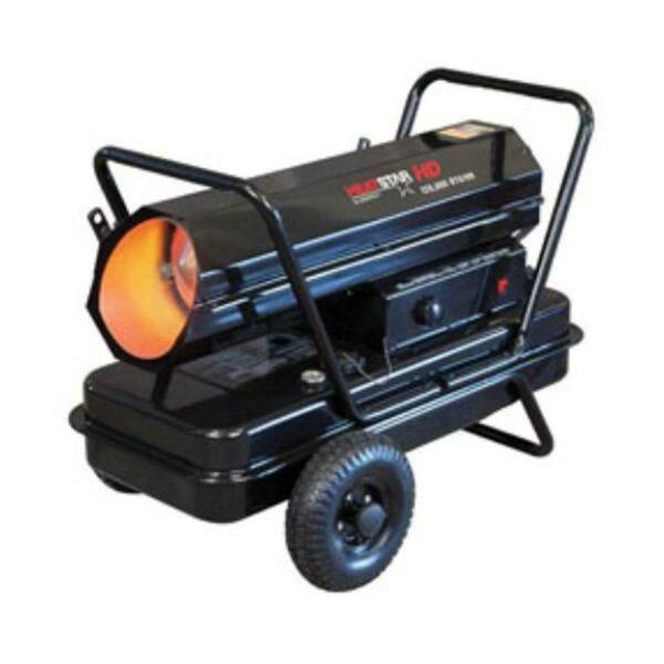 Enerco Group 125000 BTU Heavy Duty Portable Direct-Fired Forced Air Kerosene Heater ENR-F170325